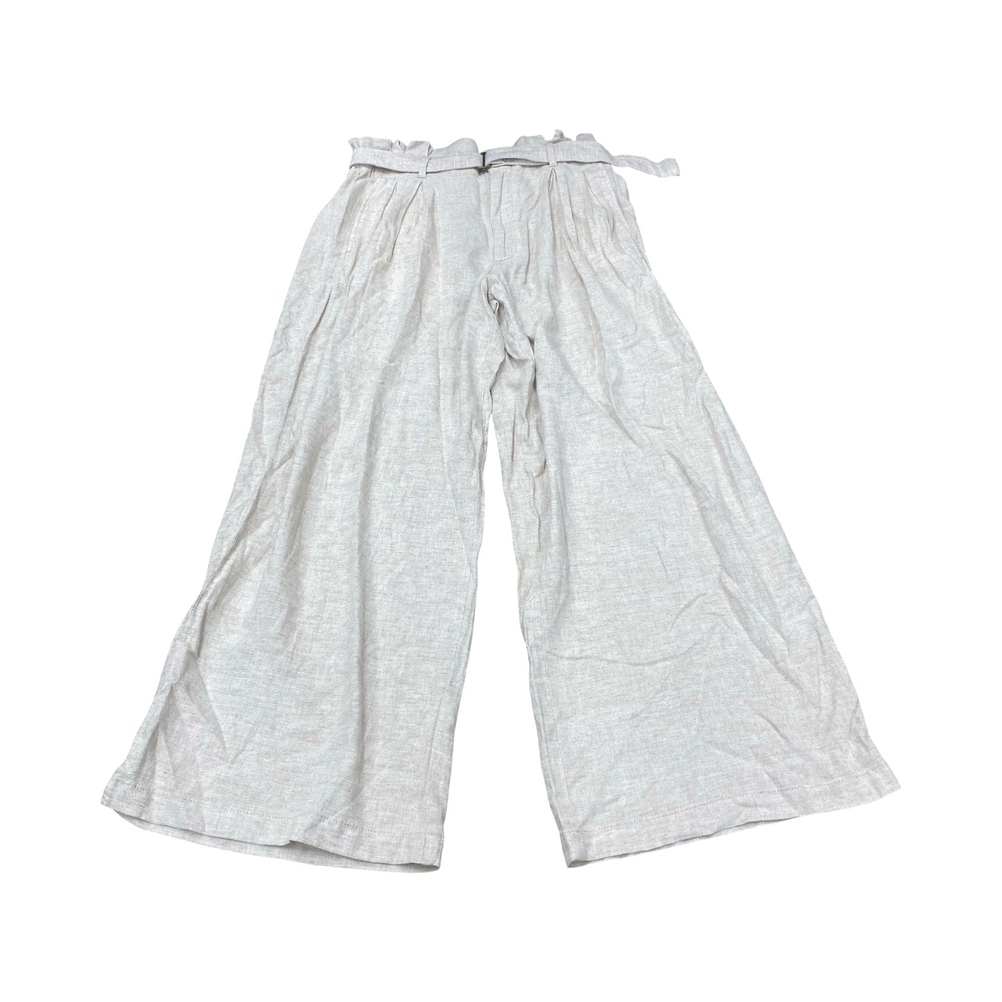 Pants Wide Leg By Banana Republic In Tan, Size:8