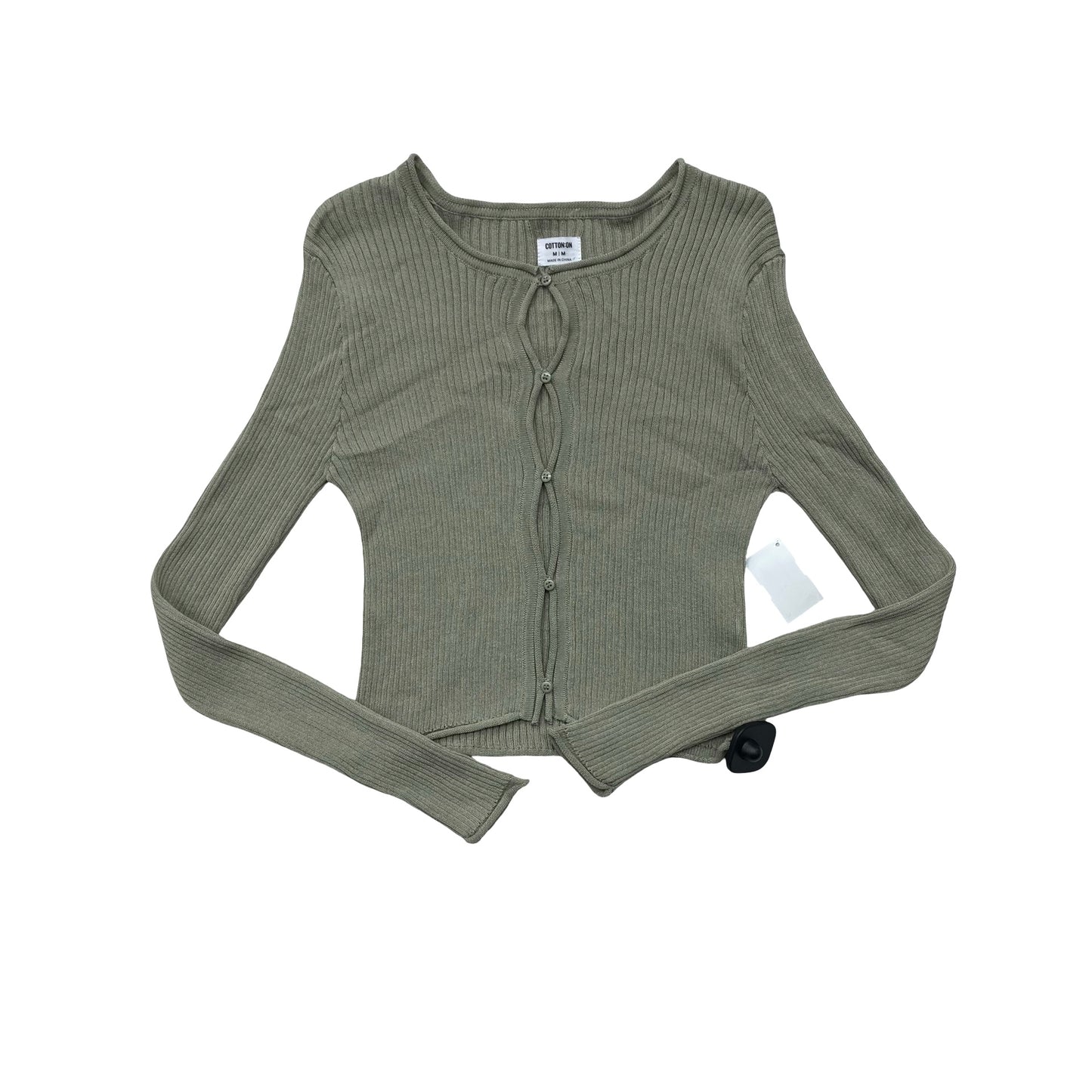 Cardigan By Cotton On In Green, Size:M