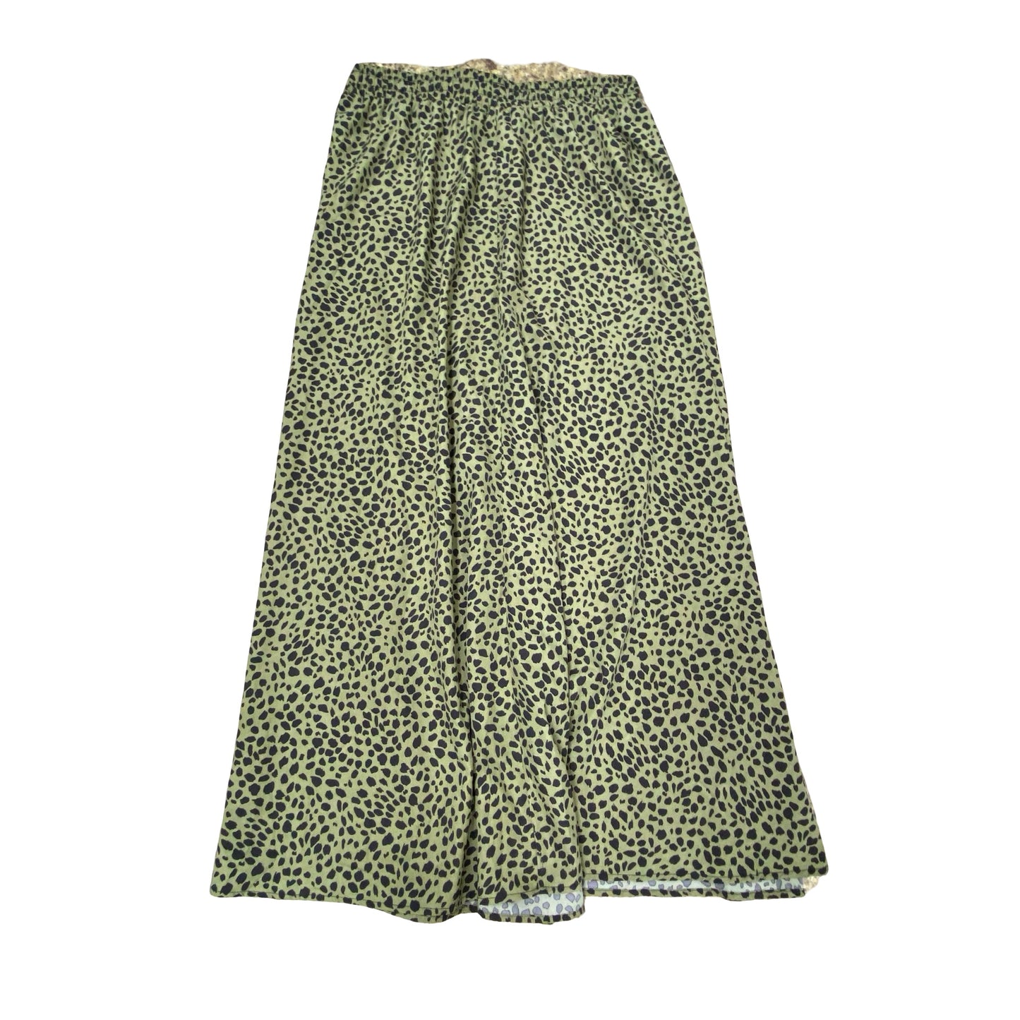 Skirt Maxi By Cmc In Black & Green, Size:2X