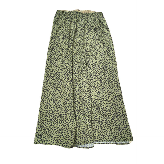 Skirt Maxi By Cmc In Black & Green, Size:2X
