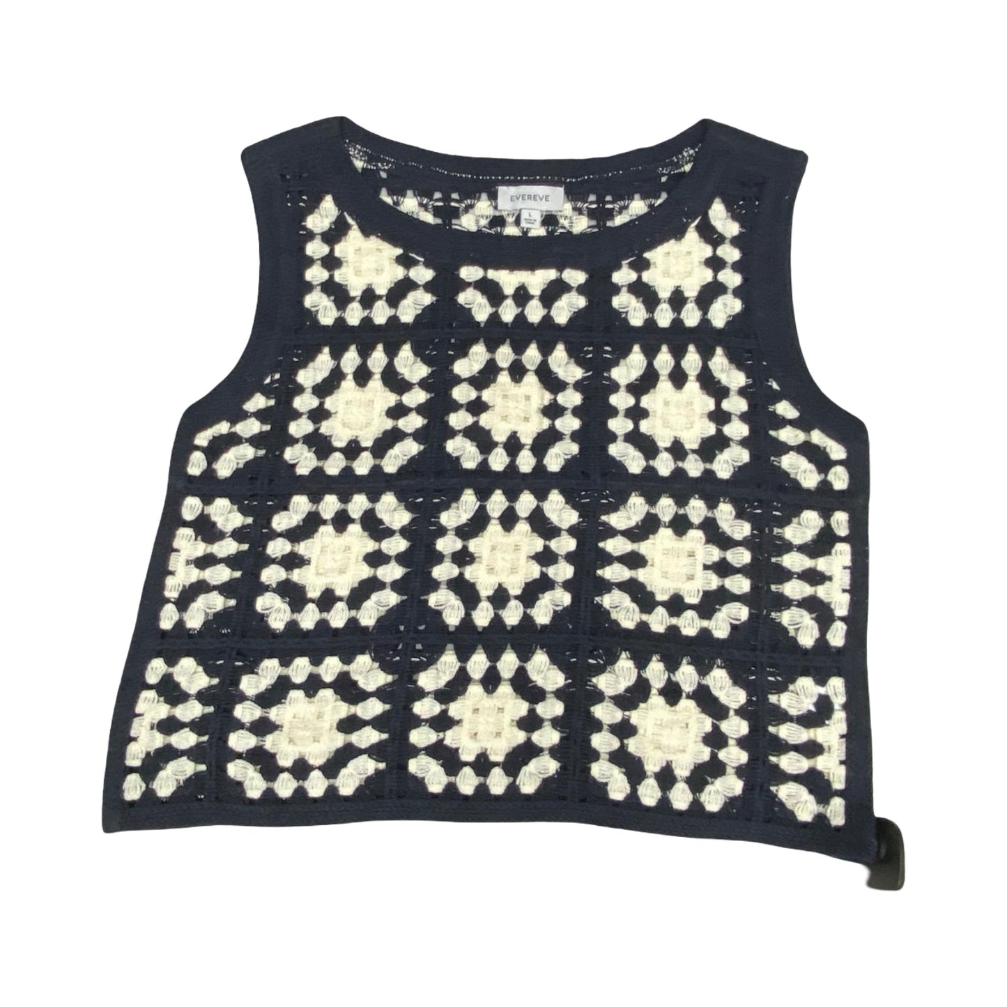 Top Sleeveless By Evereve In Multi, Size:L