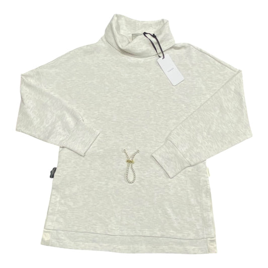 Athletic Sweatshirt Collar By Varley In Cream & Grey, Size:Xl