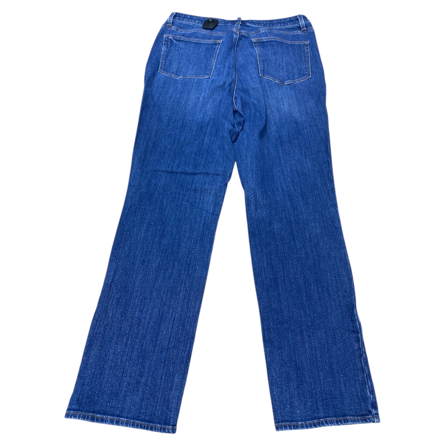 Jeans Straight By Talbots In Blue Denim, Size:12