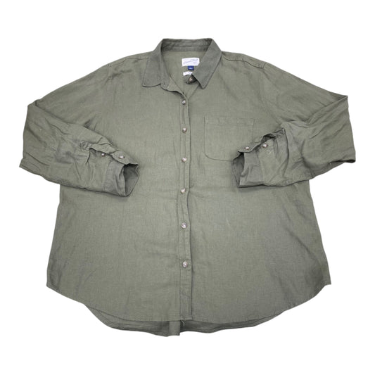 Top Ls By Universal Thread In Green, Size:L