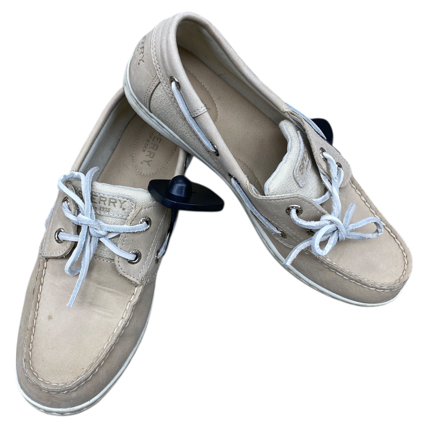 Shoes Flats By Sperry In Beige, Size:7.5