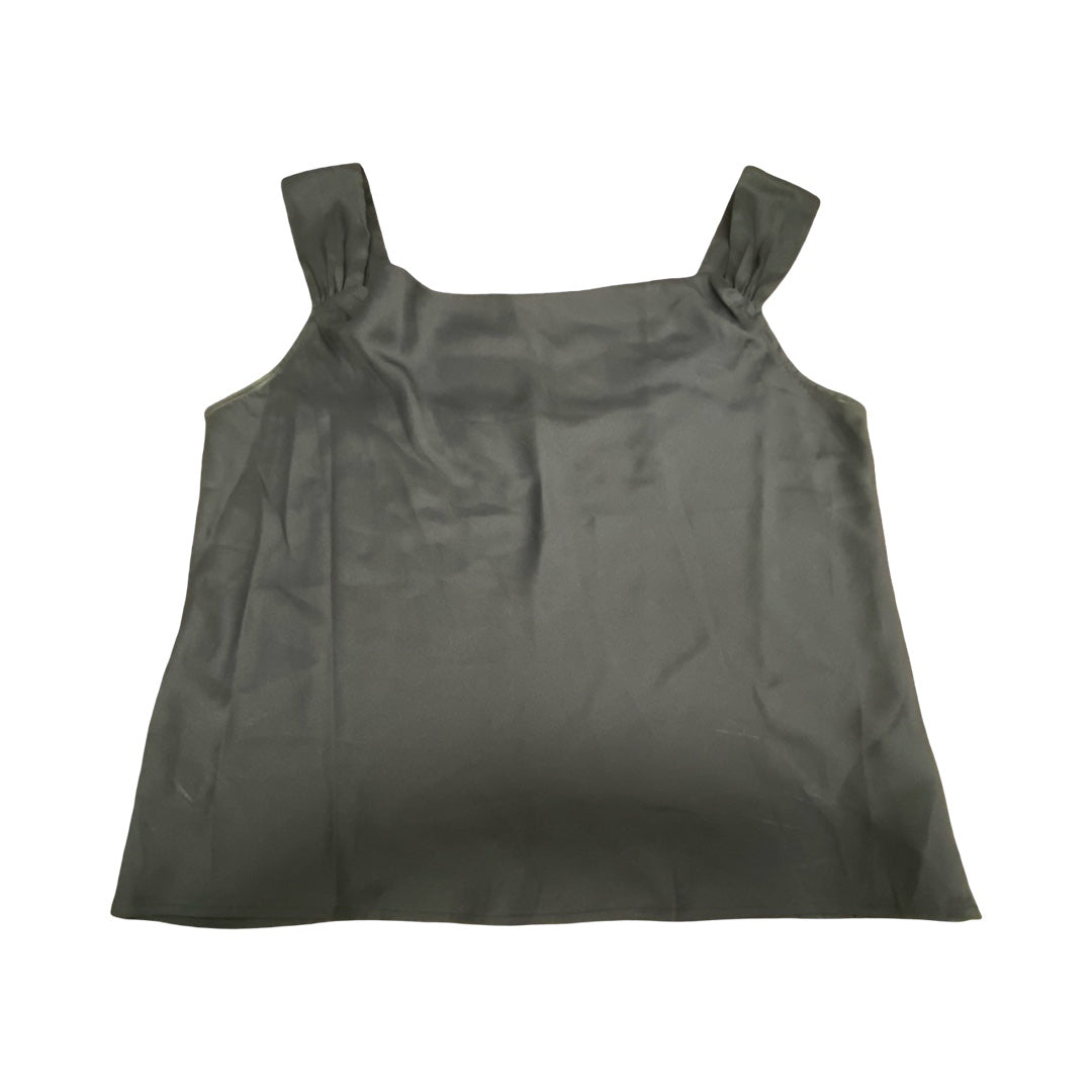 Top Sleeveless By Banana Republic In Navy, Size:L