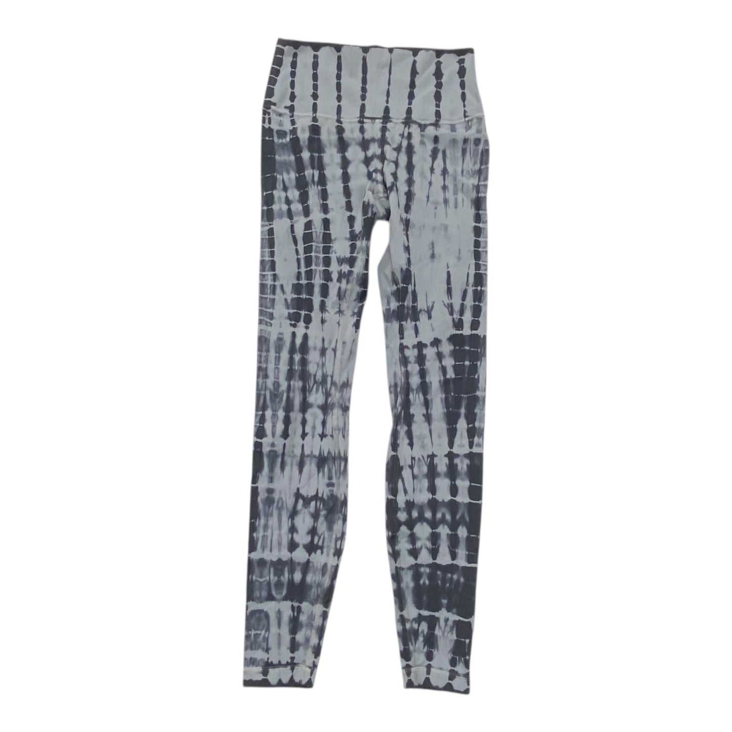 Athletic Leggings By Lululemon In Black & Grey, Size:6