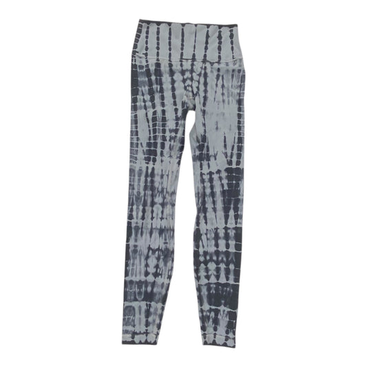 Athletic Leggings By Lululemon In Black & Grey, Size:6