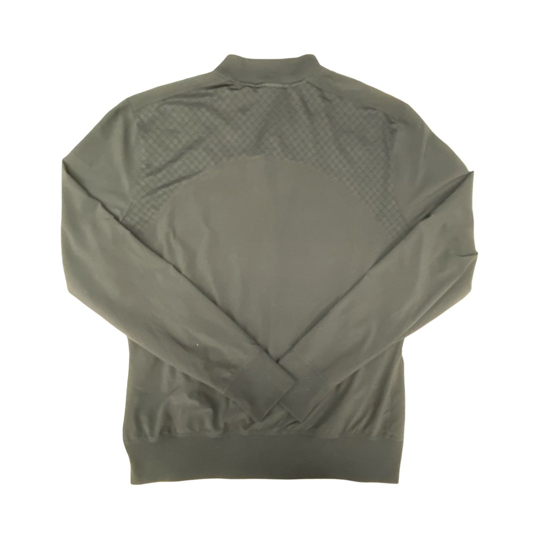 Athletic Jacket By Athleta In Black, Size:L