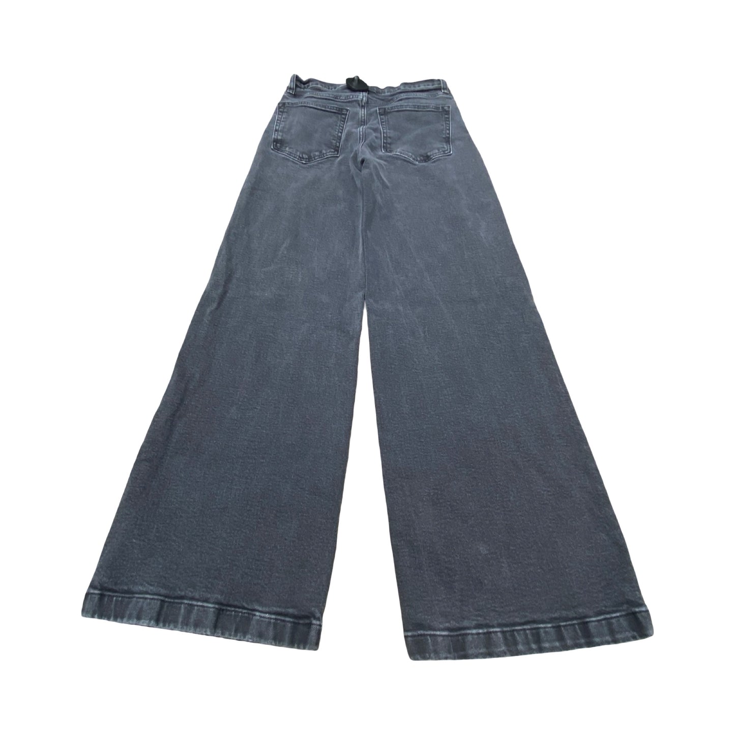 Jeans Wide Leg By Gap In Black Denim, Size:4