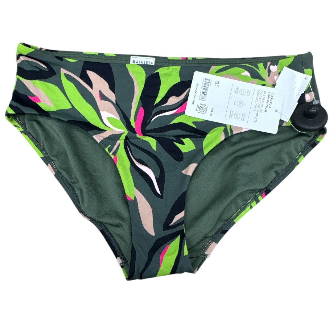 Swimsuit Bottom By Athleta In Green, Size:M