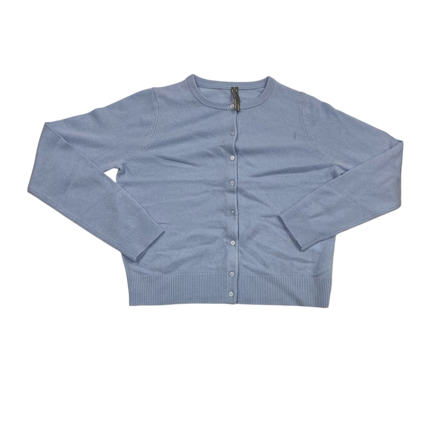 Sweater Cardigan By Anthropologie In Blue, Size:M
