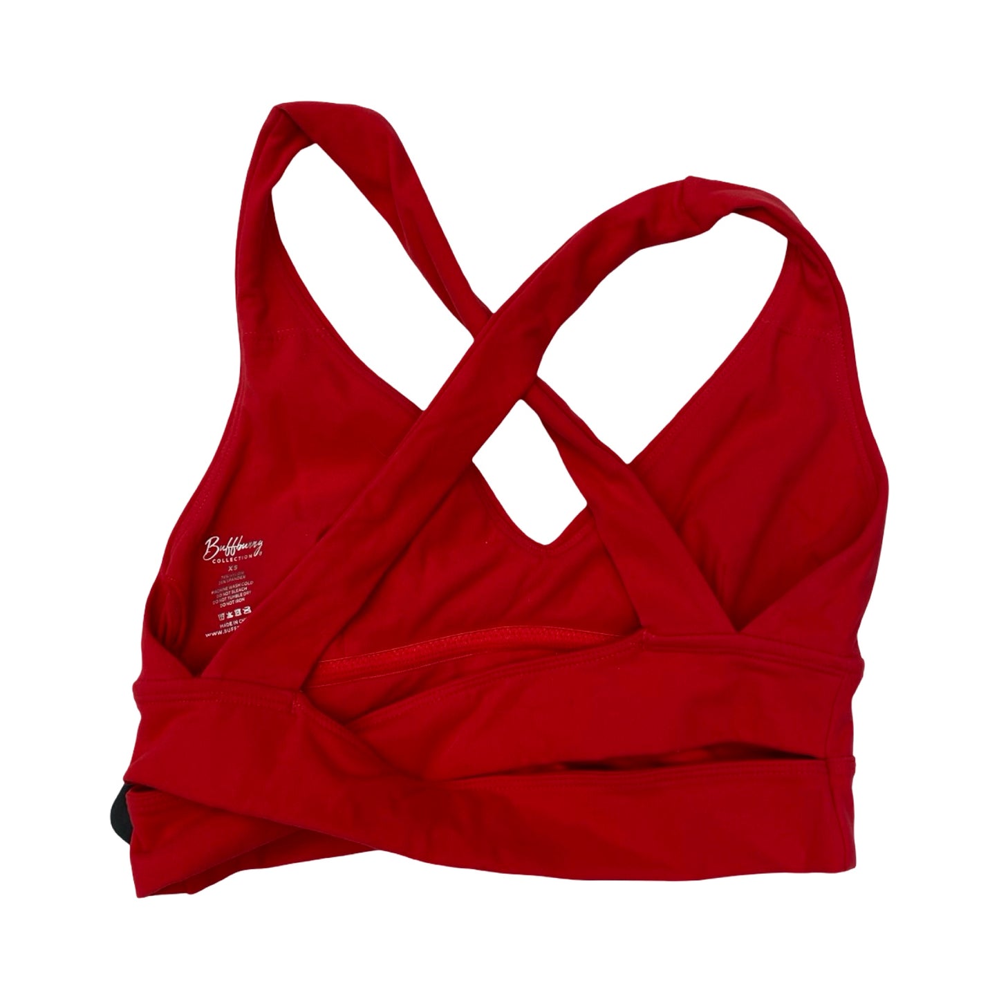 Athletic Bra By Buffbunny In Red, Size:Xs