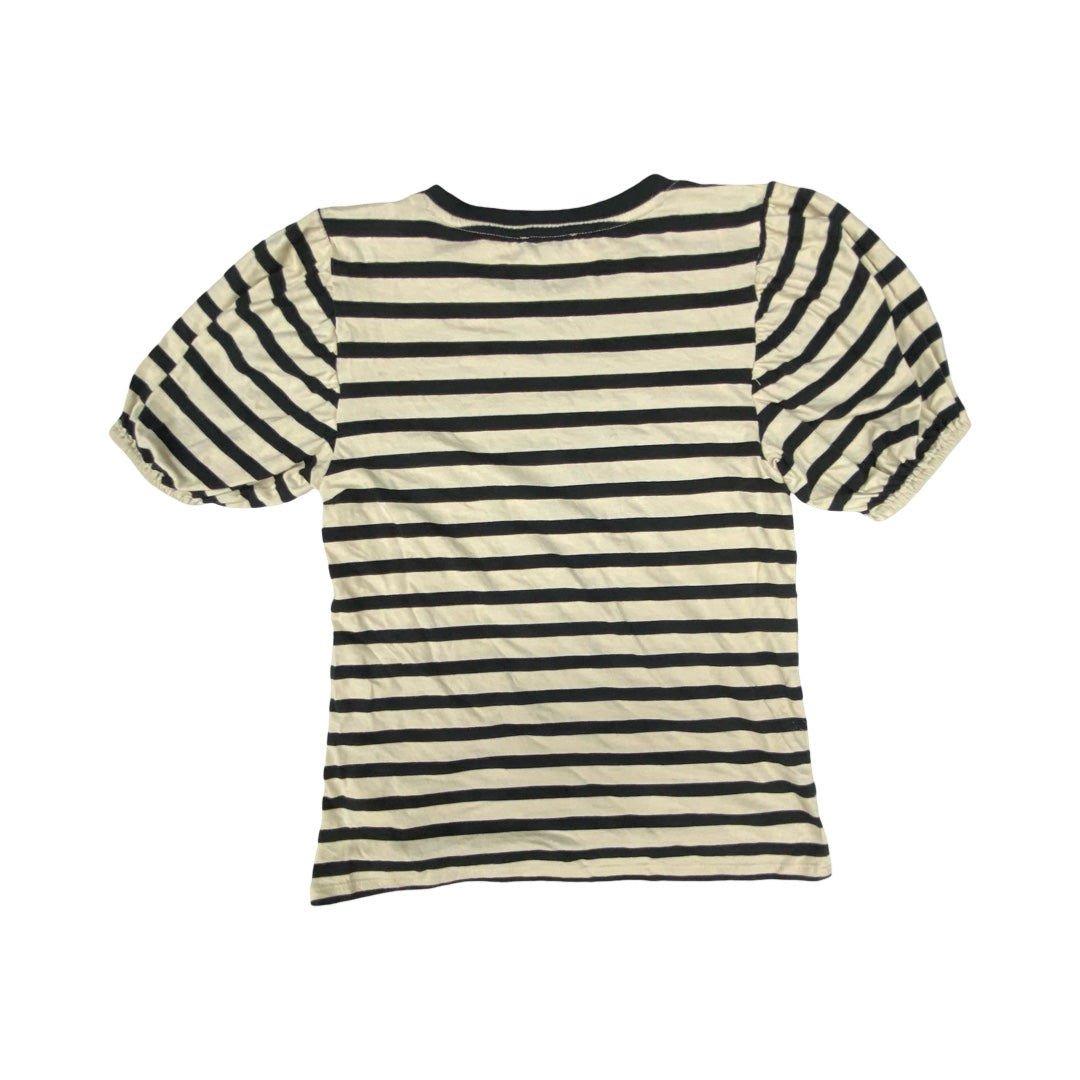 Top Ss By J. Crew In Black & Brown, Size:S