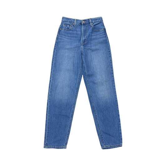 Jeans Straight By Levis In Blue Denim, Size:2