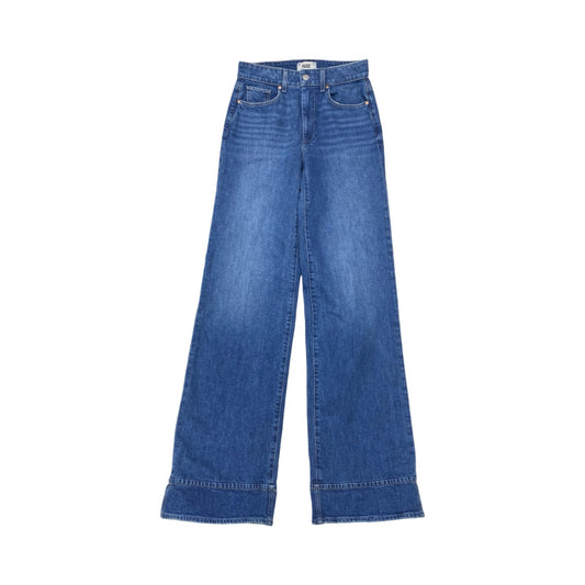 Jeans Straight By Paige In Blue Denim, Size:4