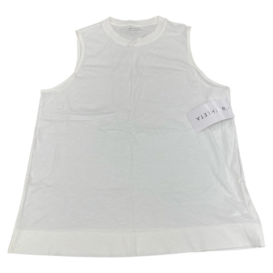 Athletic Tank Top By Athleta In White, Size:L