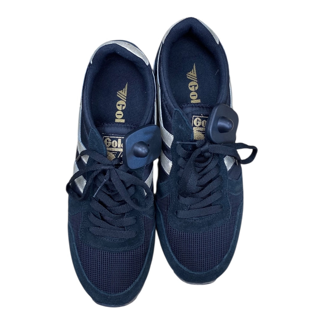 Shoes Sneakers By Gola In Black & Gold, Size:10