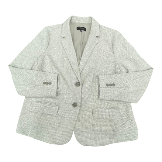 Blazer By Talbots In Grey & White, Size:16