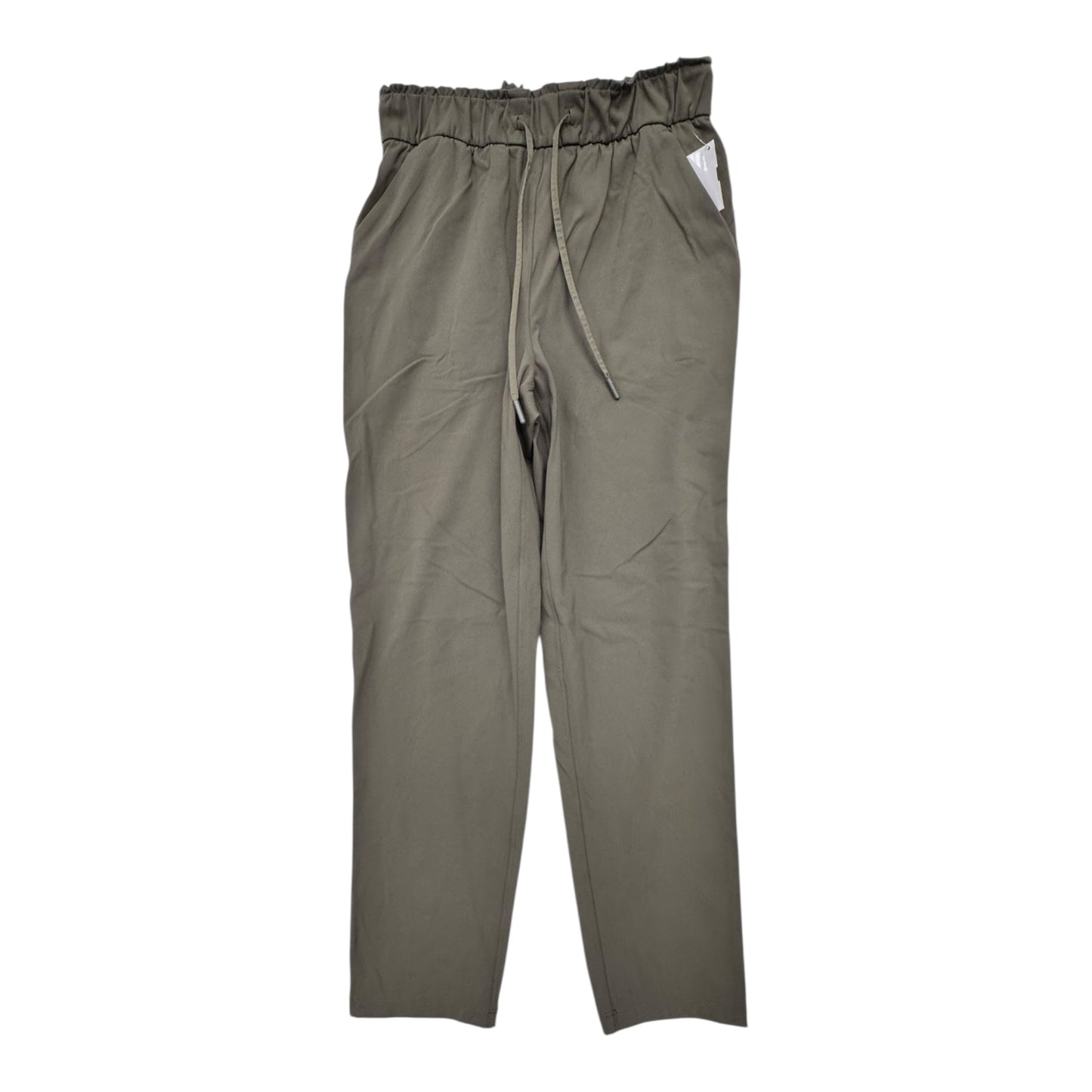 Athletic Pants Designer By Lululemon In Green, Size:6