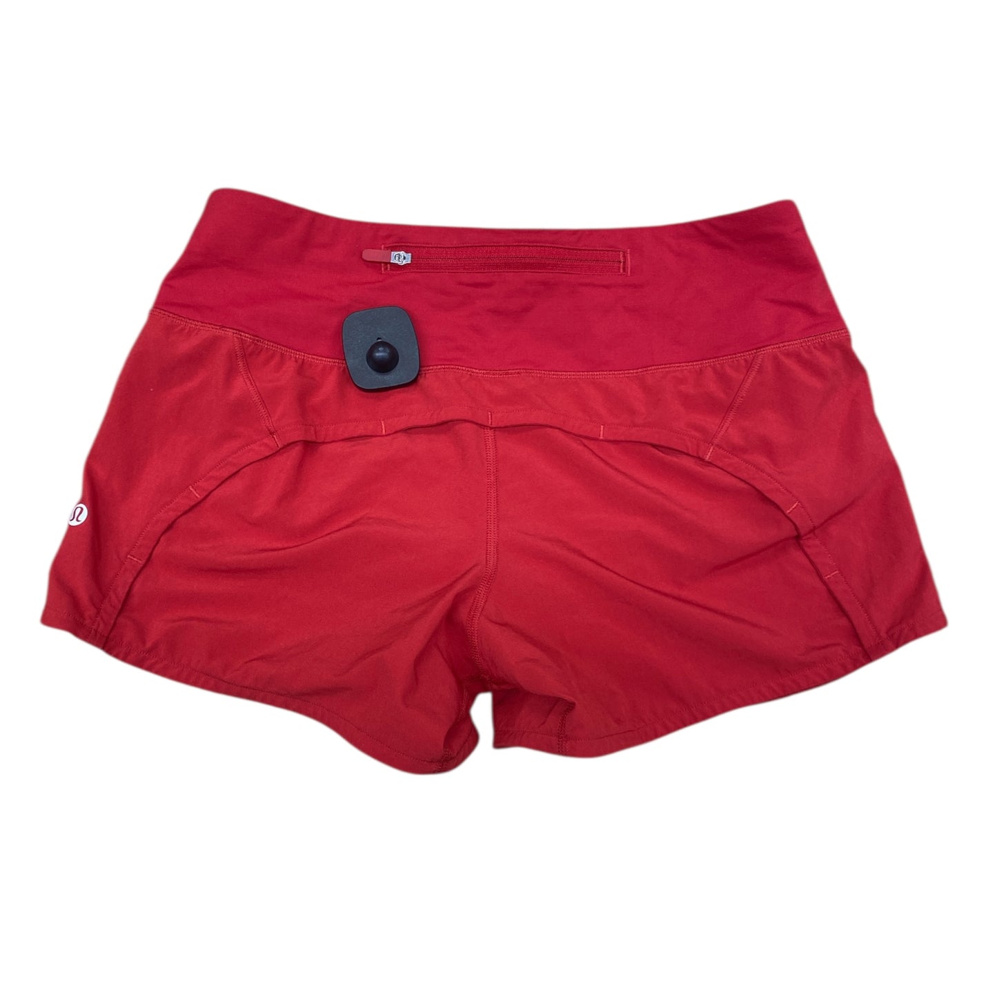 Athletic Shorts By Lululemon In Red, Size:4