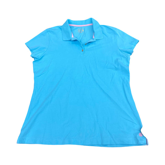 Top Ss Designer By Lilly Pulitzer In Blue, Size:Xl