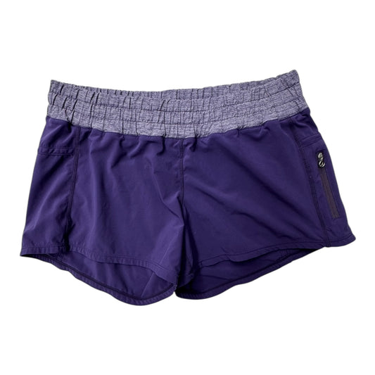 Athletic Shorts By Lululemon In Purple, Size:6