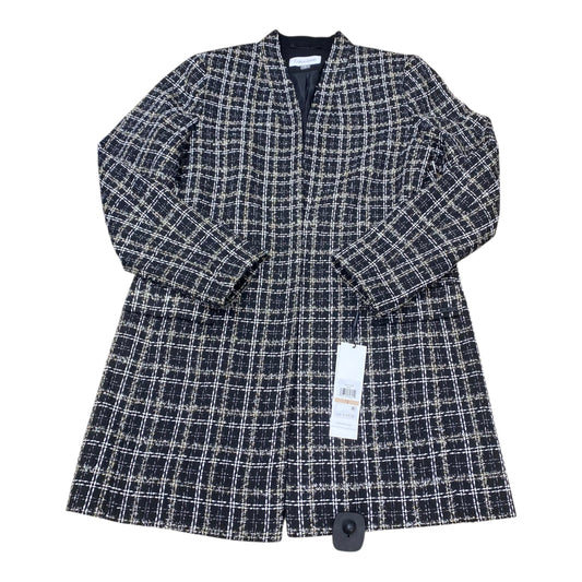 Blazer By Calvin Klein In Plaid Pattern, Size:12