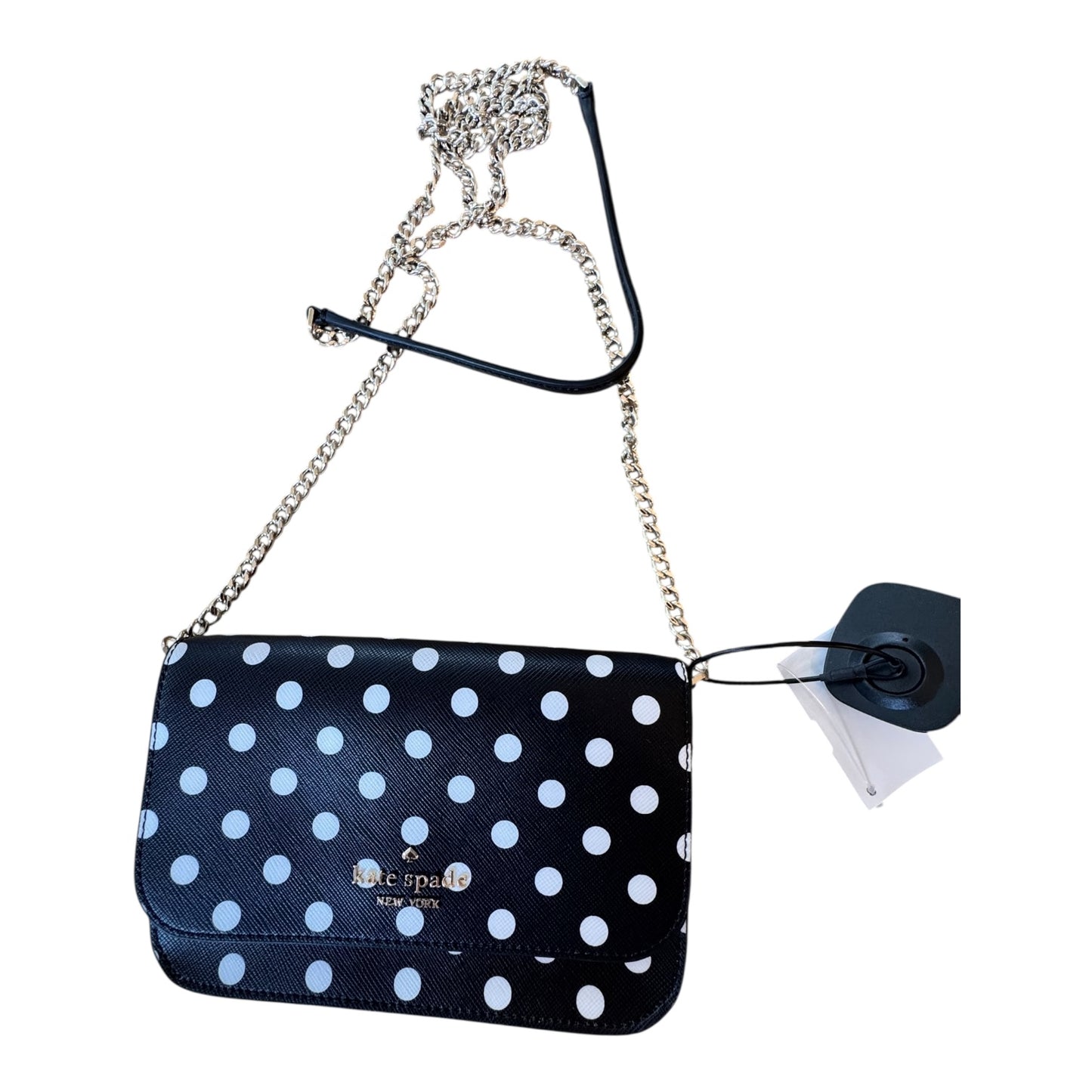 Handbag Designer By Kate Spade In Polkadot Pattern, Size:Small