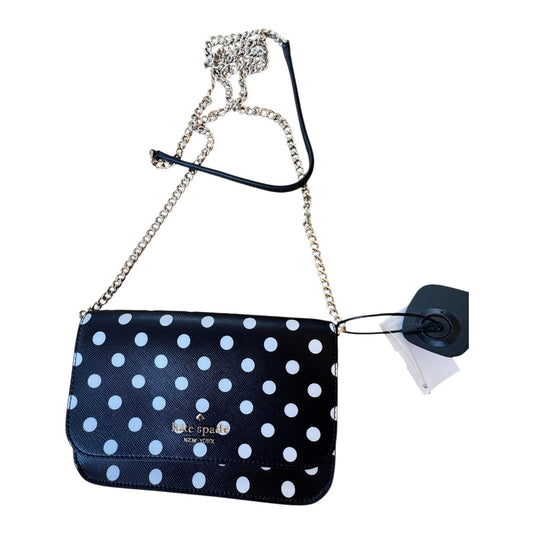 Handbag Designer By Kate Spade In Polkadot Pattern, Size:Small