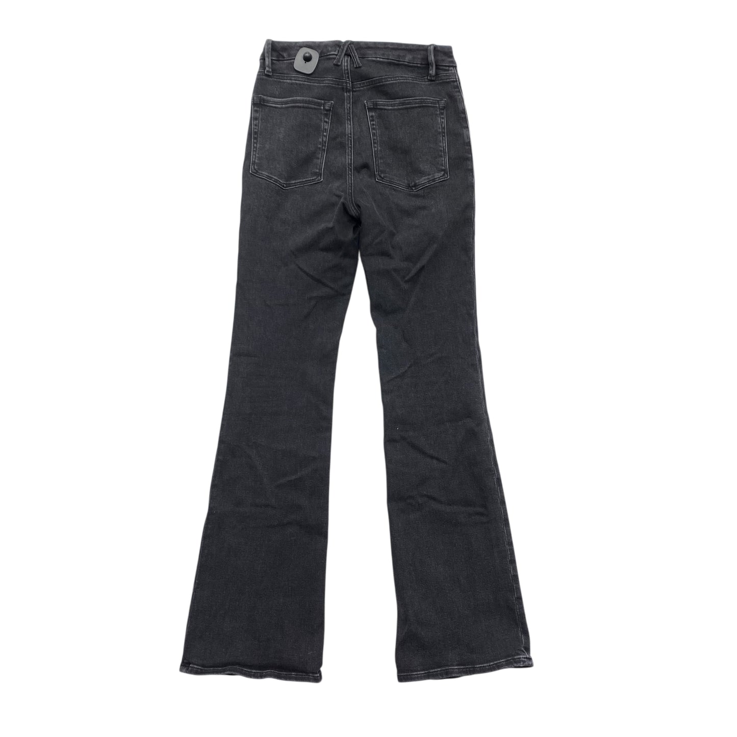 Jeans Flared By Good American In Black Denim, Size:8