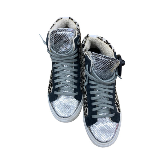 Shoes Designer Sneakers By P448 In Animal Print, Size:8