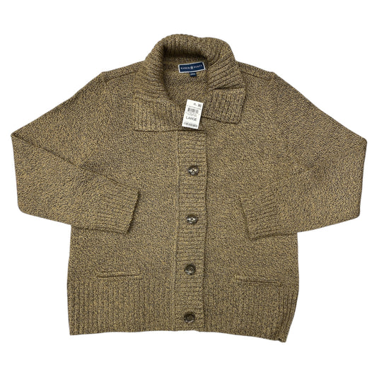 Sweater Cardigan By Karen Scott In Brown, Size:L