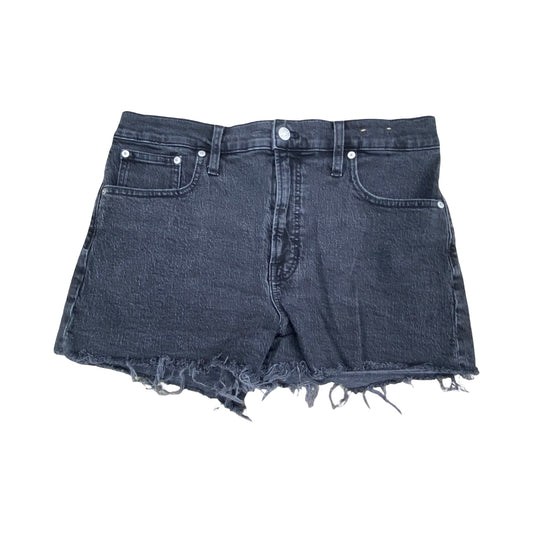 Shorts By Madewell In Black Denim, Size:12