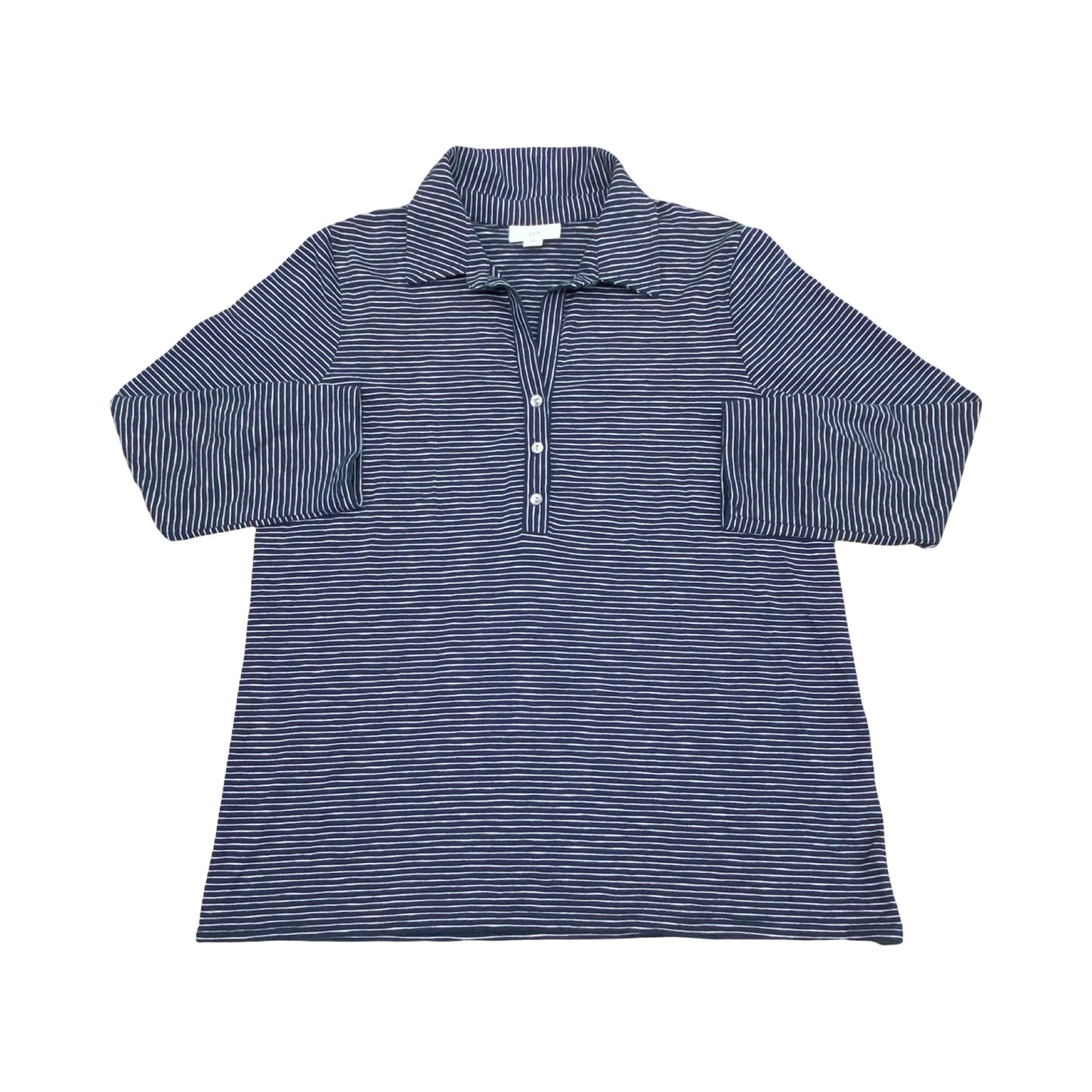 Top 3/4 Sleeve By J. Jill In Striped Pattern, Size:Xs