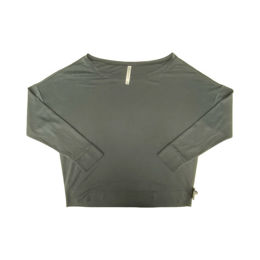 Athletic Top Ls Crewneck By Fabletics In Black, Size:M