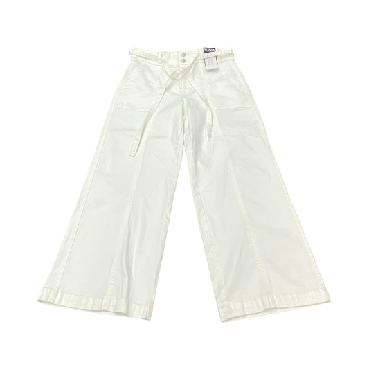 Jeans Wide Leg By Hudson In White Denim, Size:12