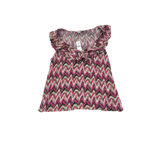 Top Sleeveless By Loft In Multi, Size:S