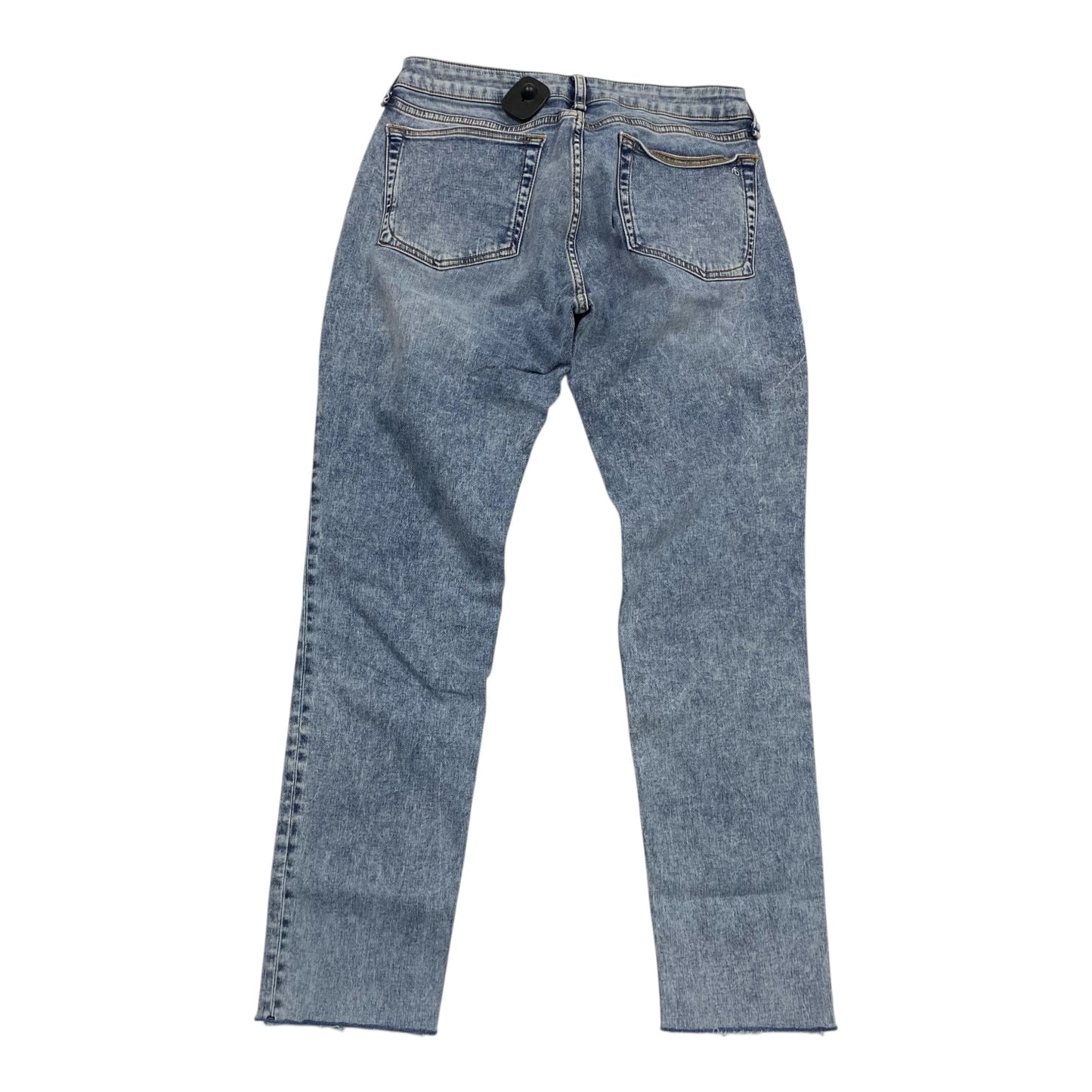 Jeans Wide Leg By Rag & Bones Jeans In Blue Denim, Size:4