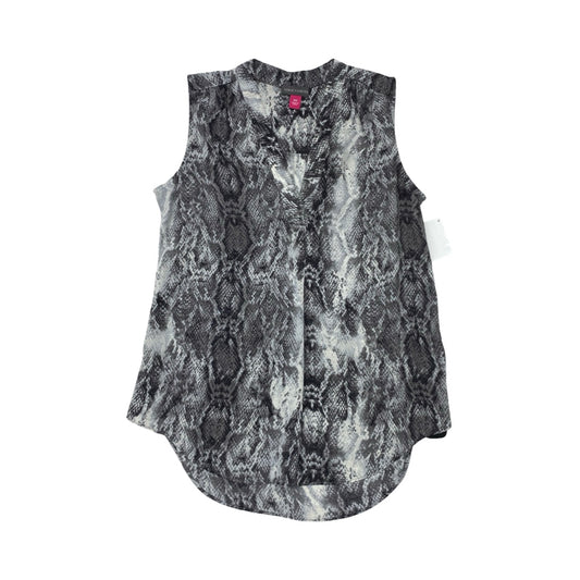 Top Sleeveless By Vince Camuto In Animal Print, Size:Xxs