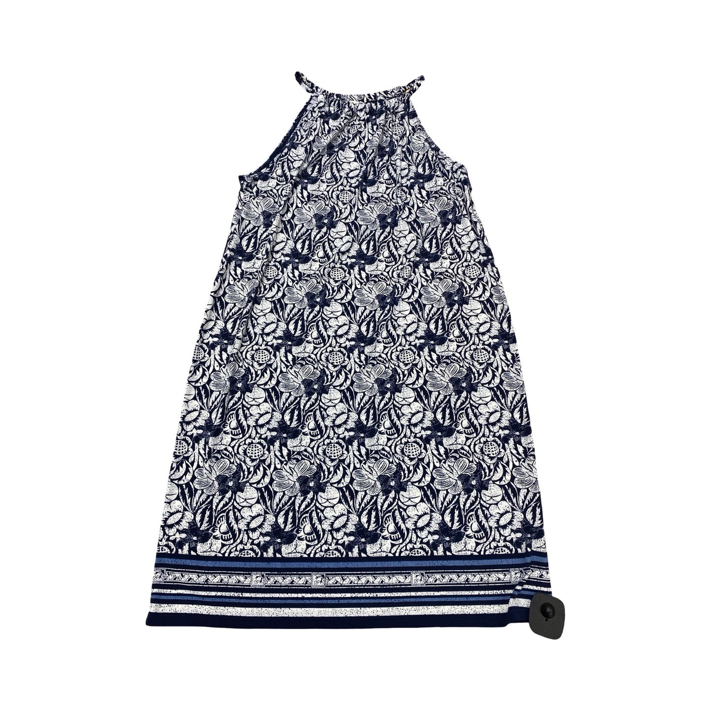 Dress Casual Short By Max Studio In Blue & White, Size:S