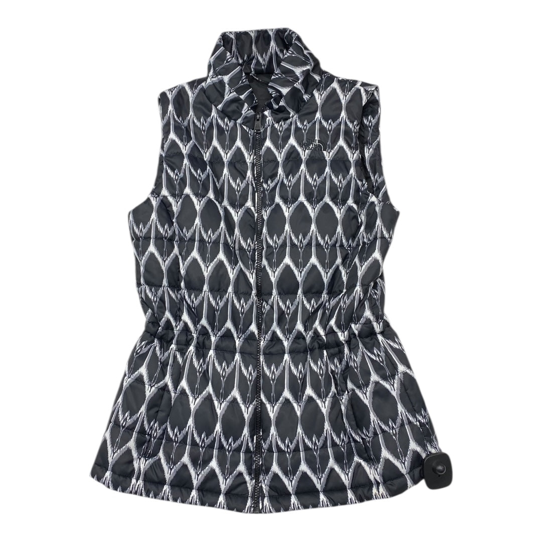 Vest Puffer & Quilted By The North Face In Black & White, Size:M