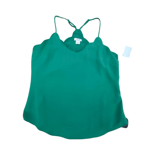 Top Sleeveless By J. Crew In Green, Size:Xs