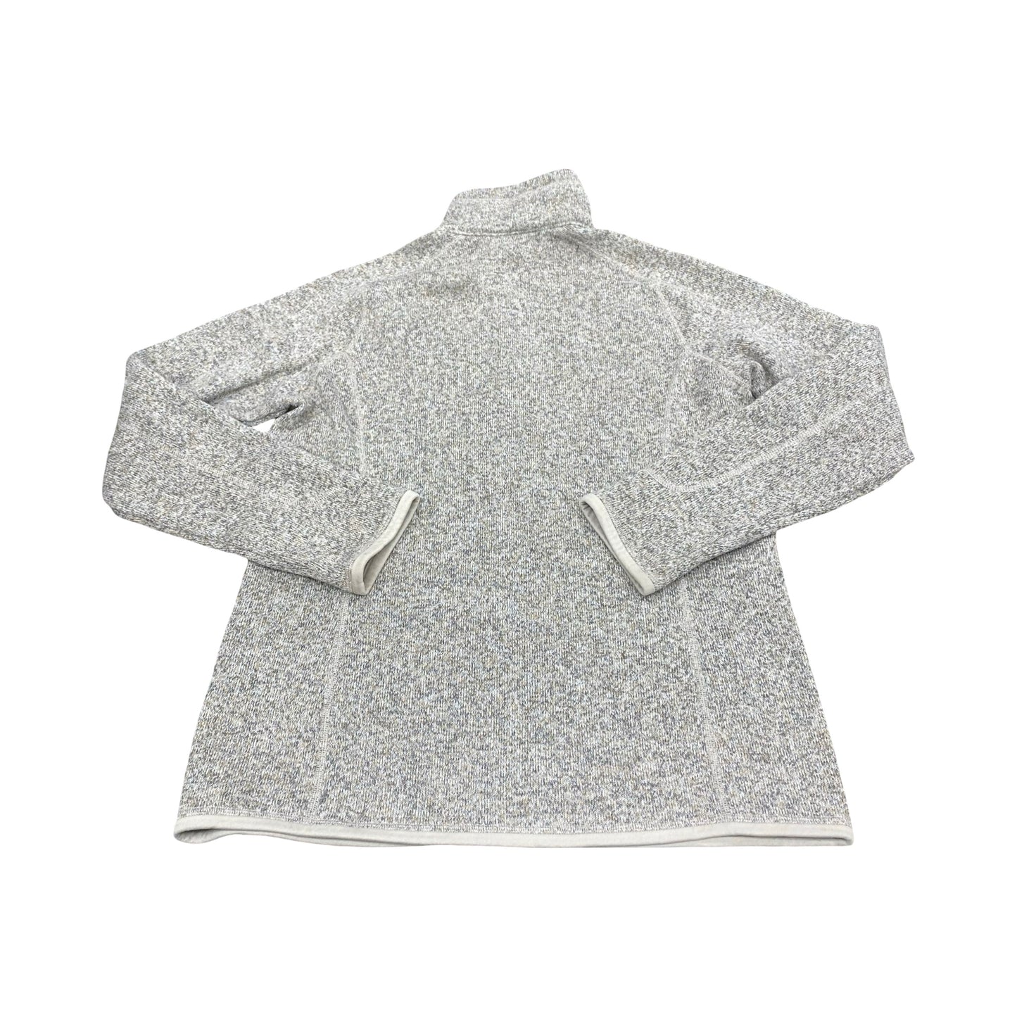 Athletic Fleece By Patagonia In Grey & Tan, Size:L