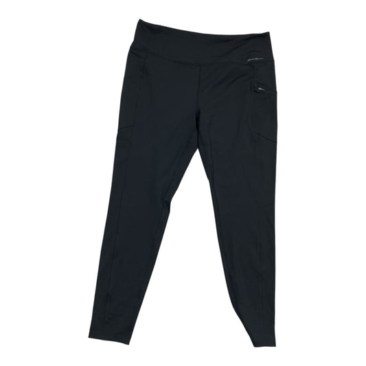 Athletic Leggings By Eddie Bauer In Black, Size:Xl