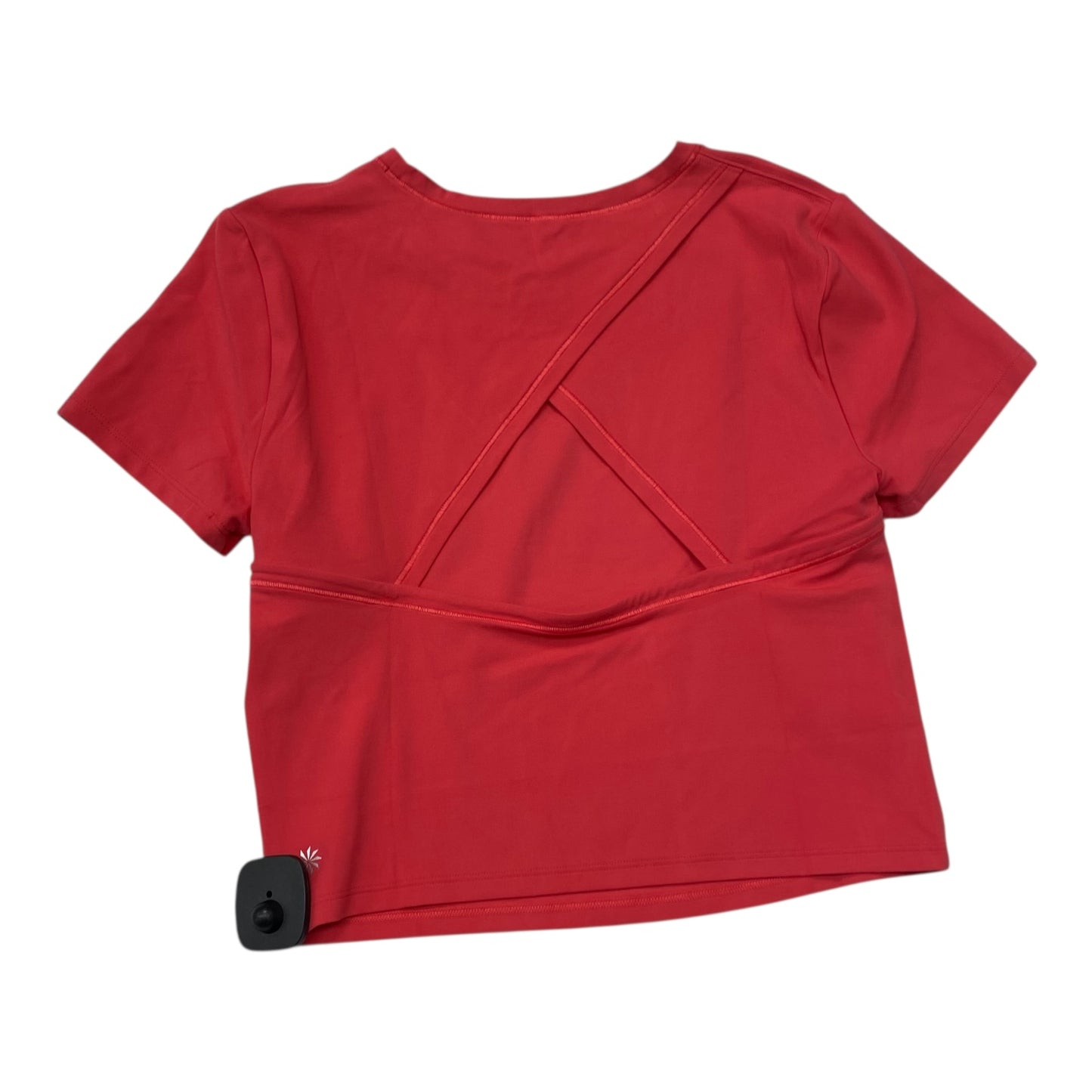 Athletic Top Ss By Athleta In Coral, Size:M