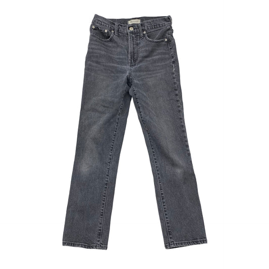 Jeans Straight By Madewell In Black Denim, Size:2