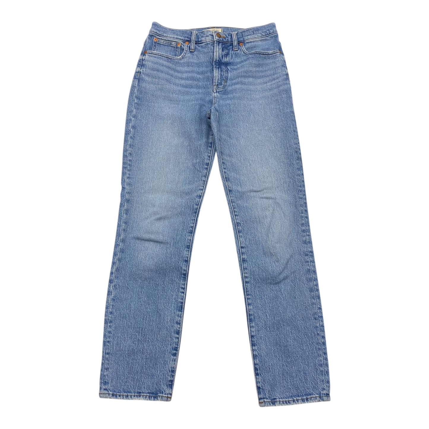 Jeans Straight By Madewell In Blue Denim, Size:6L