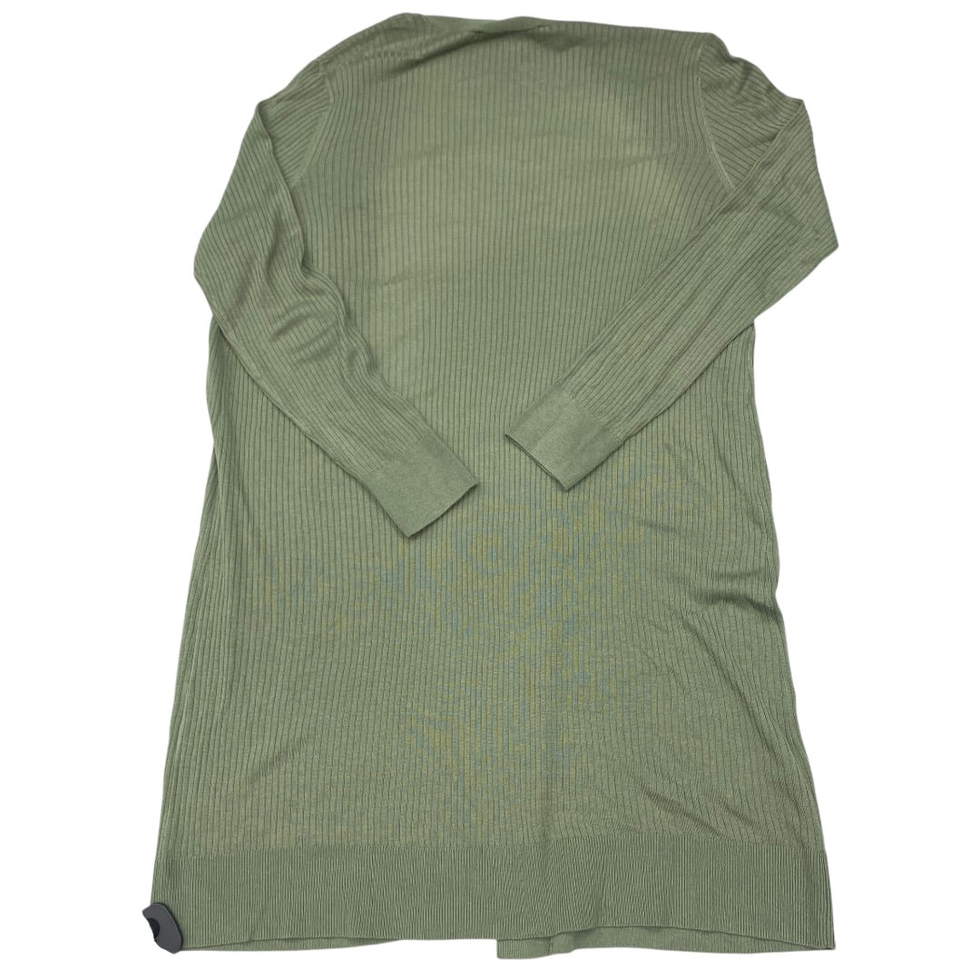 Sweater Cardigan By Loft In Green, Size:L