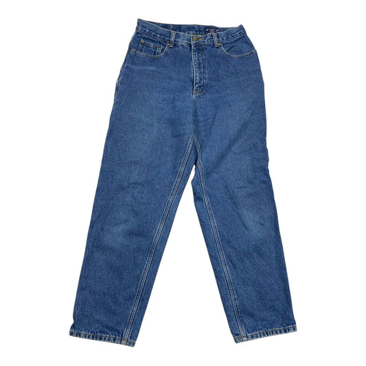 Jeans Straight By Eddie Bauer In Blue Denim, Size:10P